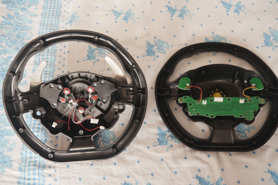 Hacking a Thrustmaster TX RW gaming wheel with Arduino Uno – part 1