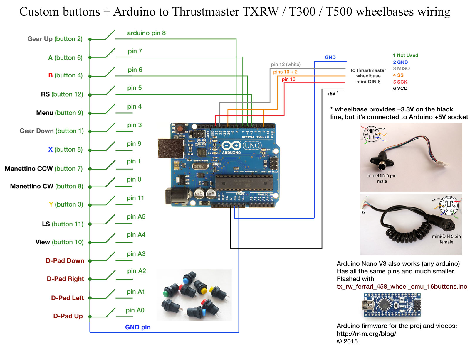 Wiring Diagram for sim racing Button Box - Project Guidance - Arduino Forum